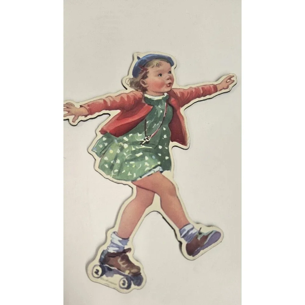 Fun With Dick and Jane Magnets Fun Vntg Bookish Gift Refrigerator Magnets
